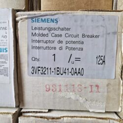 SIEMENS 3VF3211-1BU41-0AA0 125A